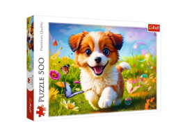 Trefl Puzzle Veselé štěně 500 dílků